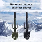 Складная уличная многофункциональная лопатаграблипила, легко носить с собой, лопата с компасом для кемпинга, инструмент для пешего туризма и кемпинга