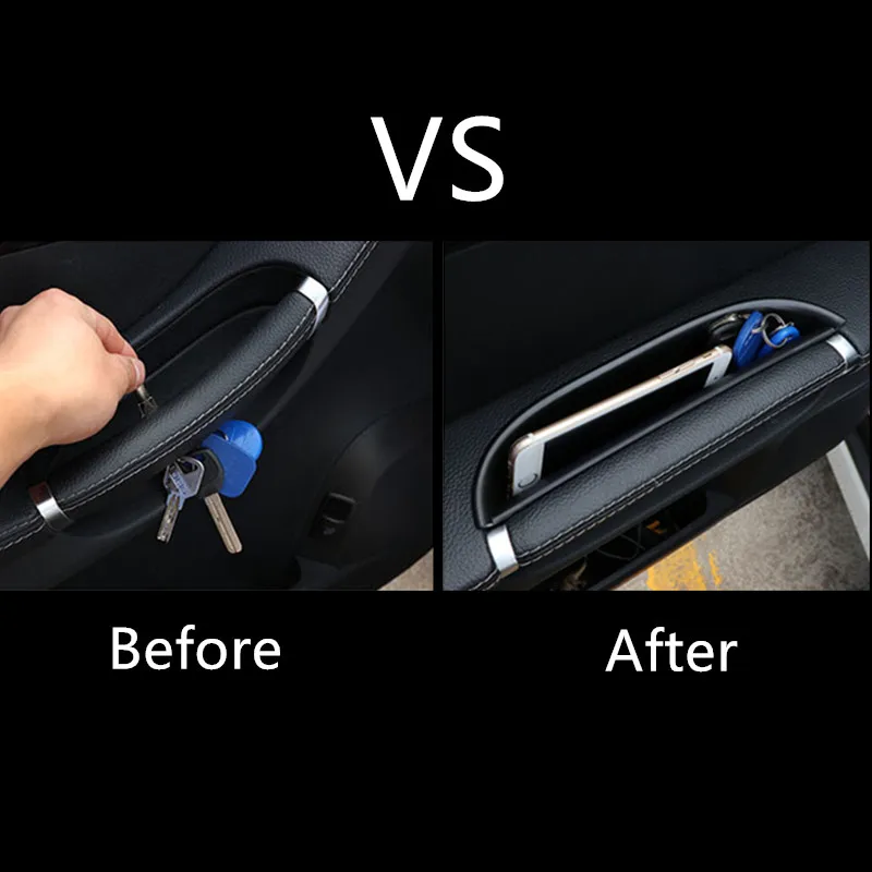 Автомобильный Стайлинг дверной подлокотник ящик для хранения декоративная