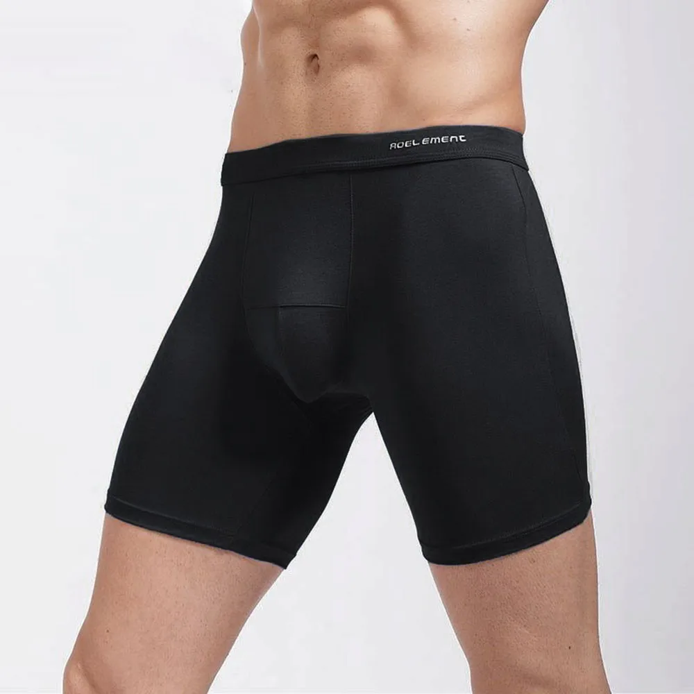 soft long boxershorts Underwear Sexy Boxer Shorts Panties Breathbale  U Convex soft and comfortable ockstrap Cotton Underpant