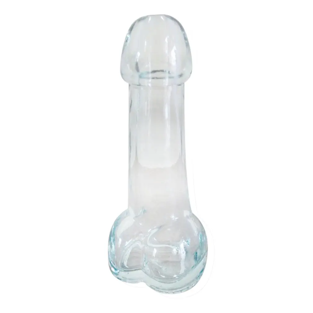 Прозрачный Пенис бокал для вина с высоким бором 14 см в форме стебля Коктейльная