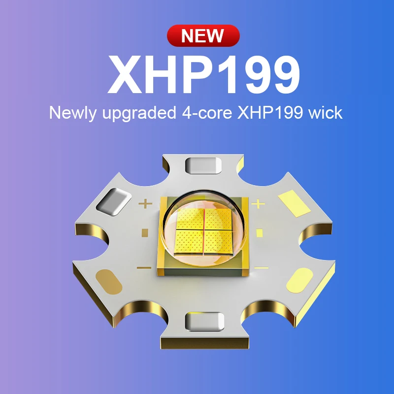 Новое обновление XHP199 Самый мощный светодиодный налобный фонарь 18650 USB
