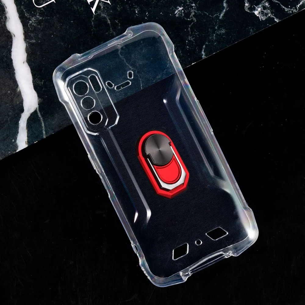 Case for Kingkong5 Pro Ring Holder Bracket Shockproof TPU Cover For Cubot Kingkong 5 3 Note 7 X30 C20 C30 P40 X18 X19 Quest | Мобильные