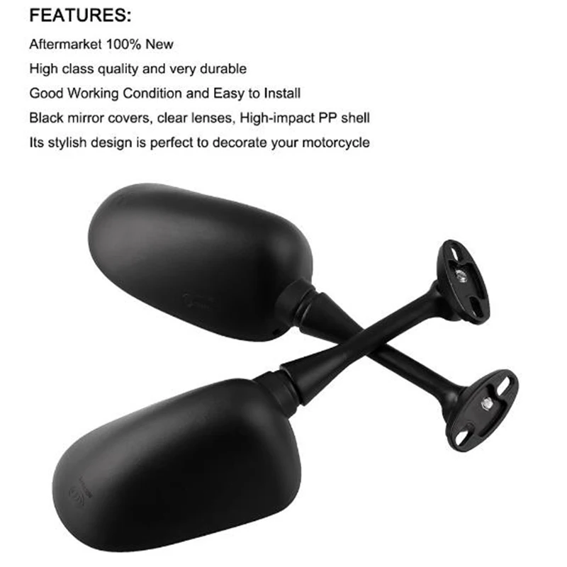 

Rearview Side Mirrors For Honda CBR1000RR 2004-2007 2005 2006 CBR600RR 2003-2019