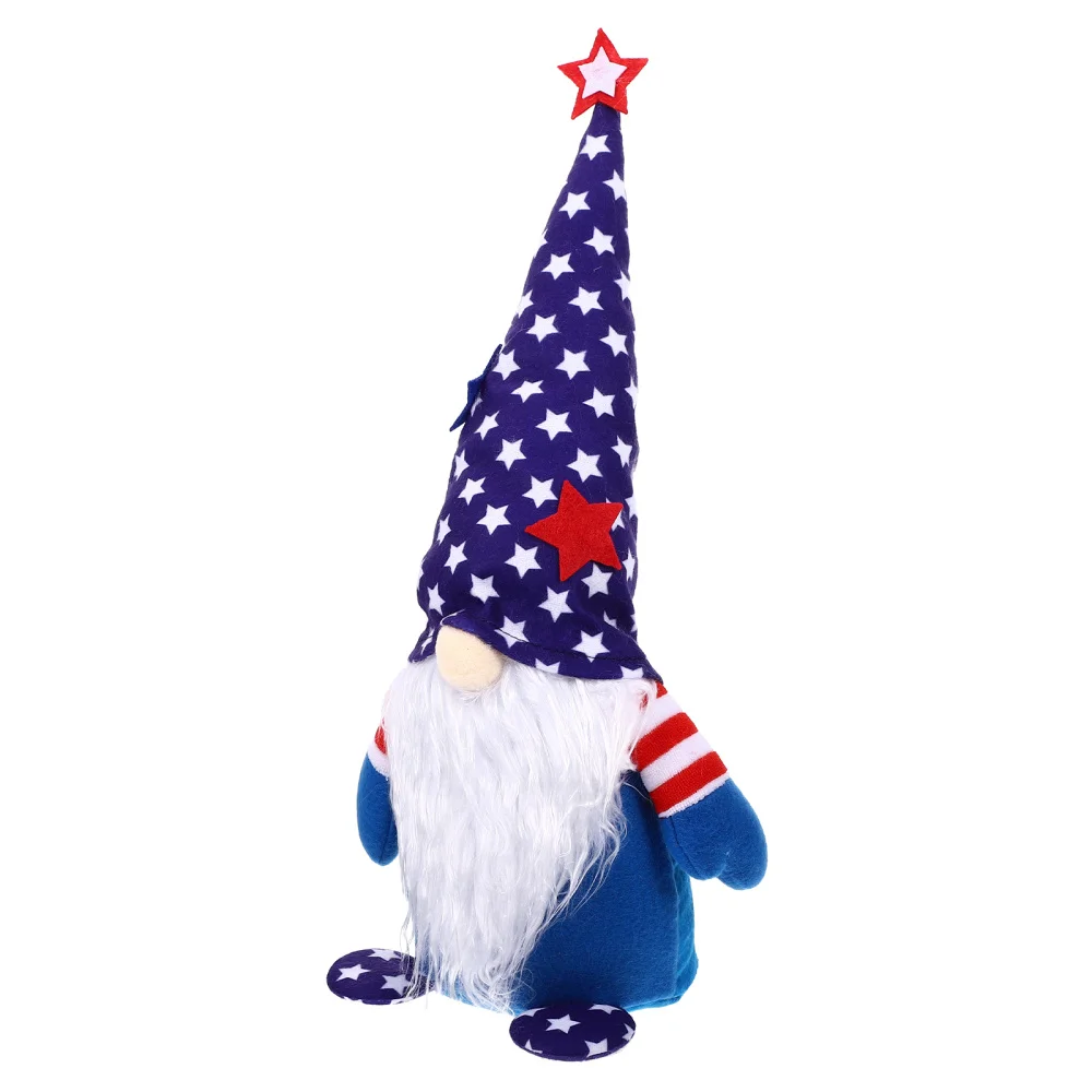 

1pc Independence Day Gnome Doll Ornament Home Desktop Decoration Home Decor