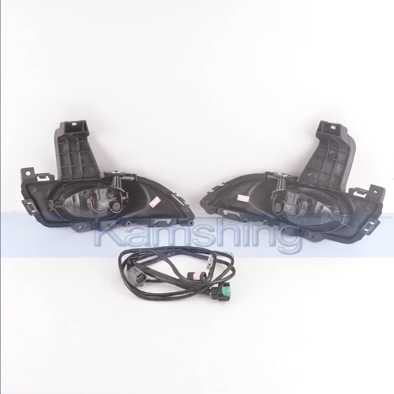CAPQX For Mazda 3 M3 2006 2007 2008 2009 1.6L Front Bumper Fog Light lamp DRL Running Day Lamp with Wire Harness | Автомобили и
