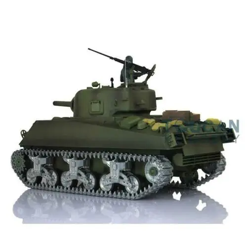 

Heng Long 1/16 Customized 6.0 M4A3 Sherman RC Tank 3898 360 Turret Metal Tracks TH12818-SMT4