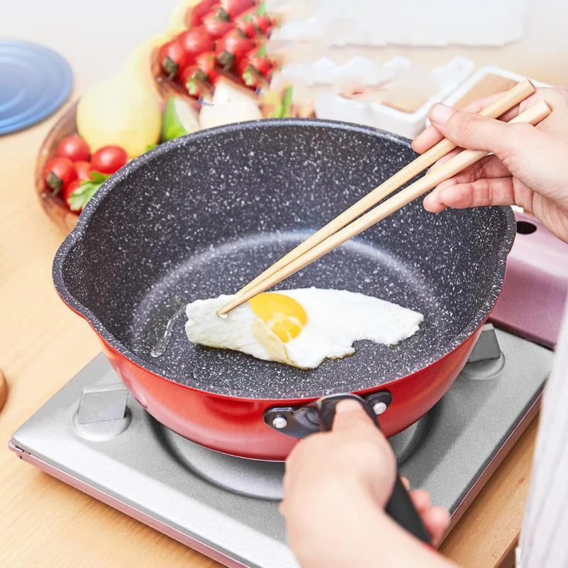 Антипригарная Кастрюля Wok кастрюля для супа лапши поддон сковороды и с молочным