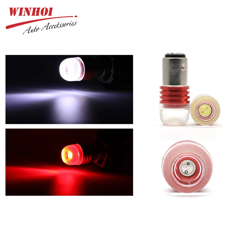 Автомобильный светодиодный светильник стробоскопическая вспышка лампа 1156 1157 3SMD