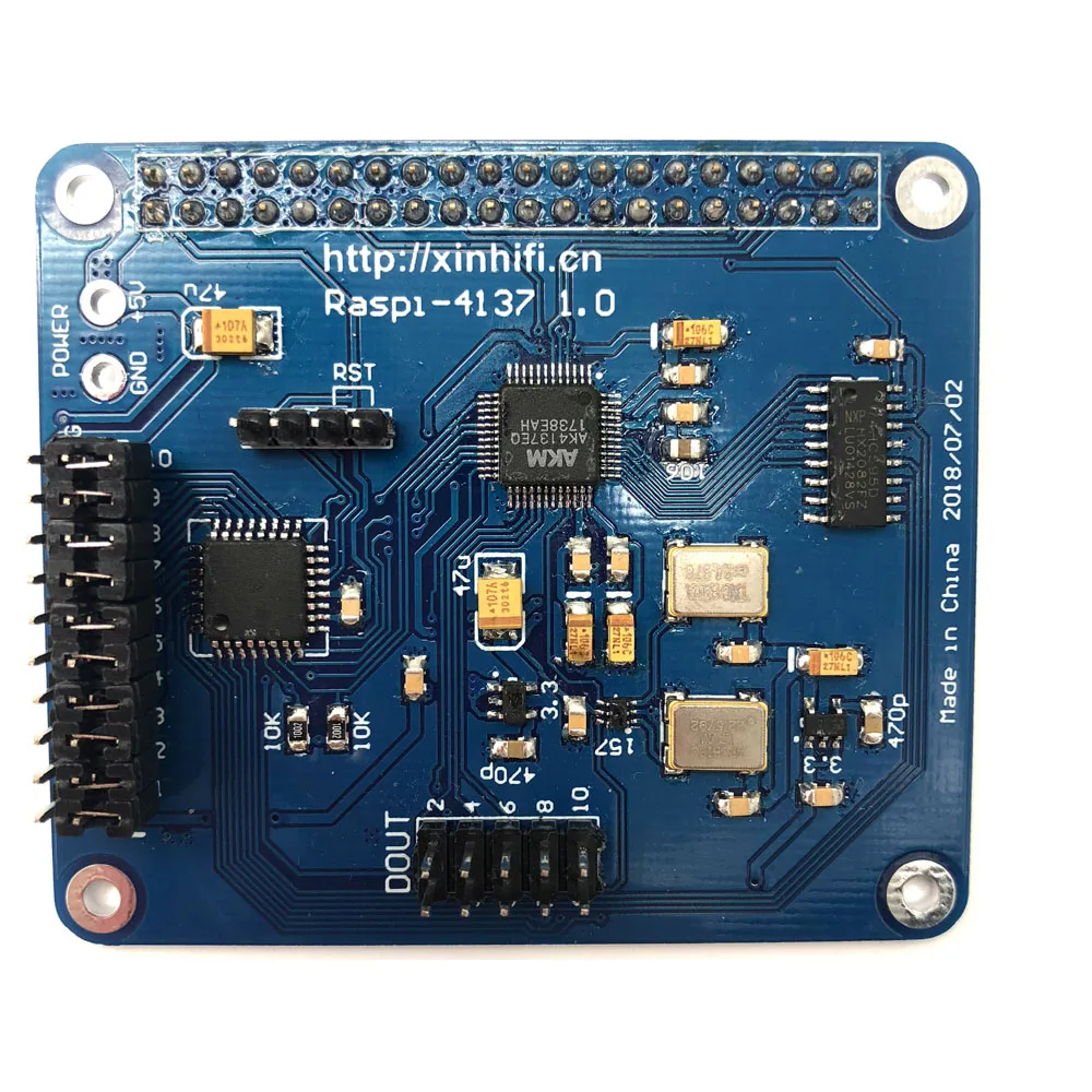 Lusya Raspi-4137 Raspberry Pi цифровой трансляционный сетевой плеер поддерживает 32bit 384K DSD256