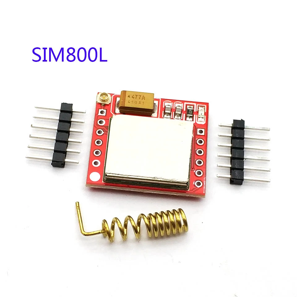 

SIM800L GPRS GSM Module Micro SIM Card Core Quad-band TTL Serial Port Antenna PCB Wireless WIFI Board for Arduino Smart Phone