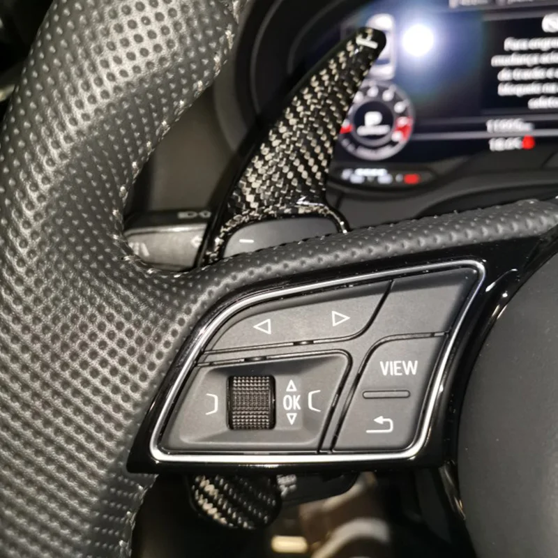 Расширитель руля из углеродного волокна для Audi A3 2017 2018 & TT 2015 2016 2018|Рулевые колеса