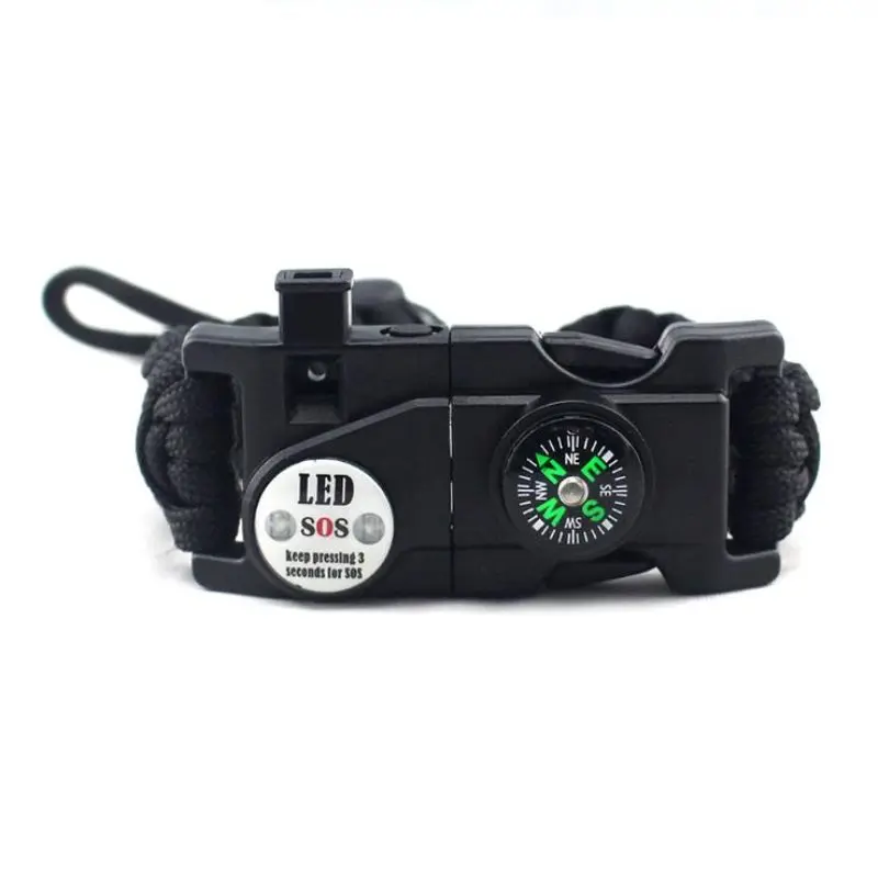 Открытый выживающий паракордиальный выжить браслет лагерь оборудование