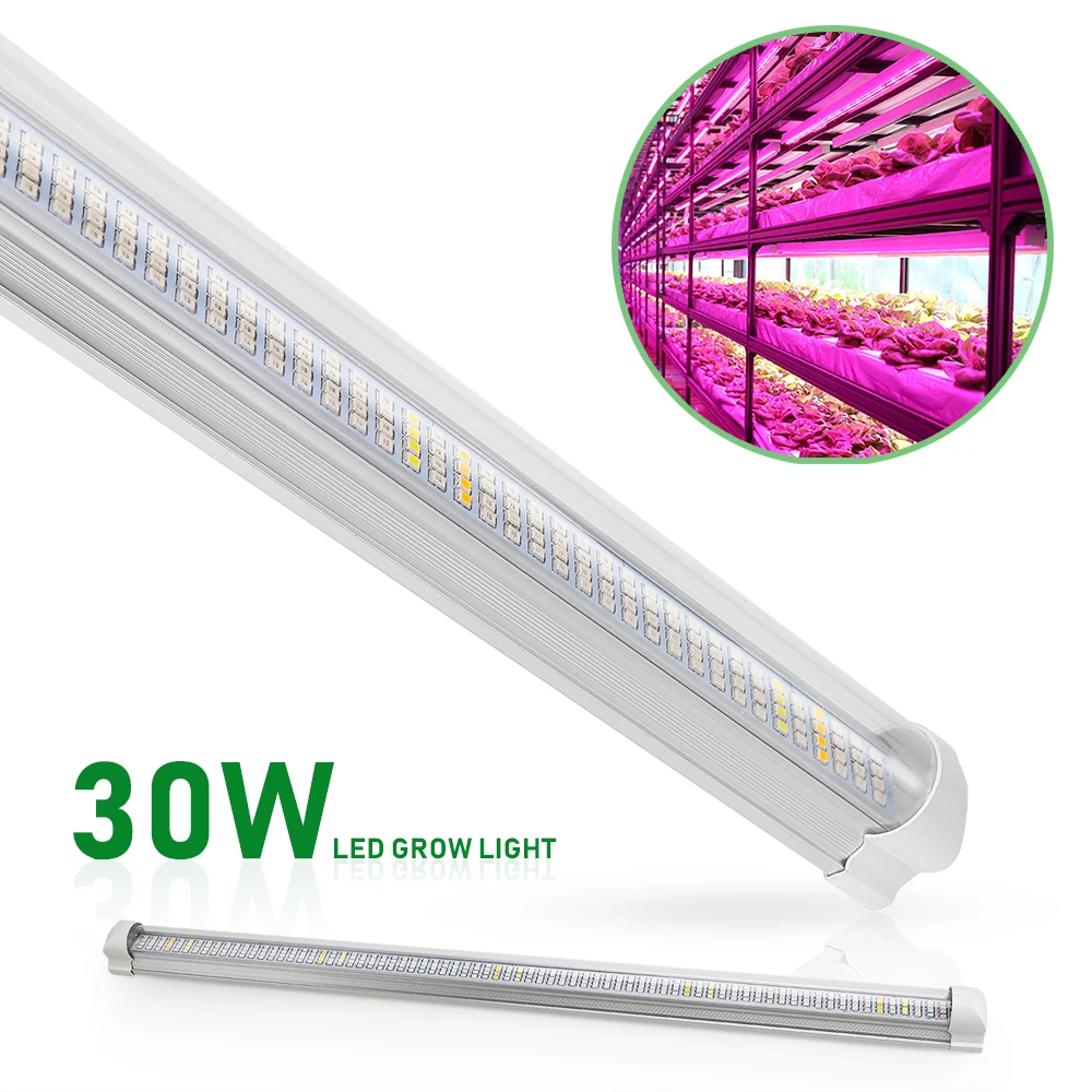 45 Вт 60 Светодиодный светильник для выращивания T8 трубка полный спектр