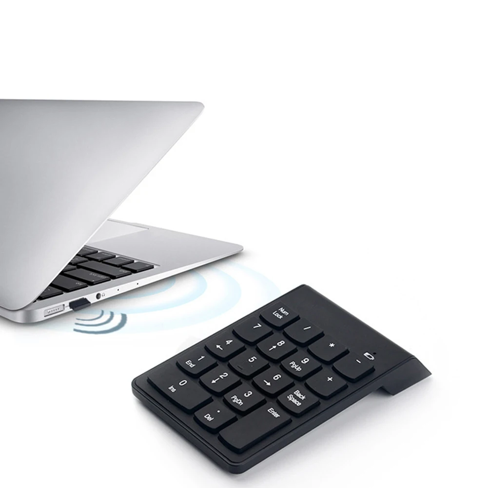 Беспроводная цифровая панель 2 4 ГГц 18 клавиш цвет черный|Клавиатуры| |