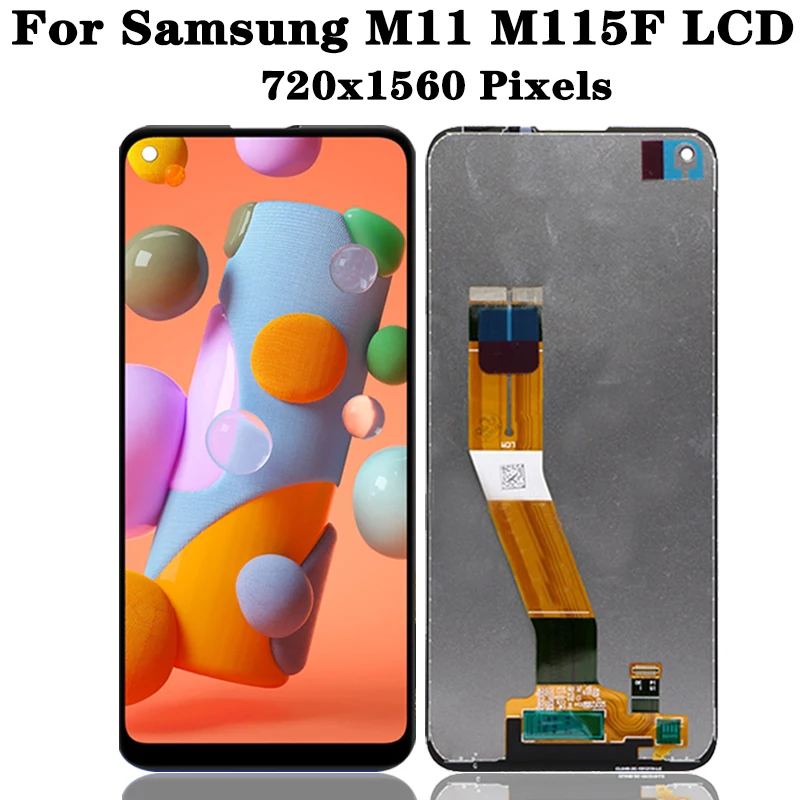 Pantalla LCD Original para Samsung Galaxy M11, montaje de cristal digitalizador con Marco, M115, SM-M115, M115F, M115G/DS-1