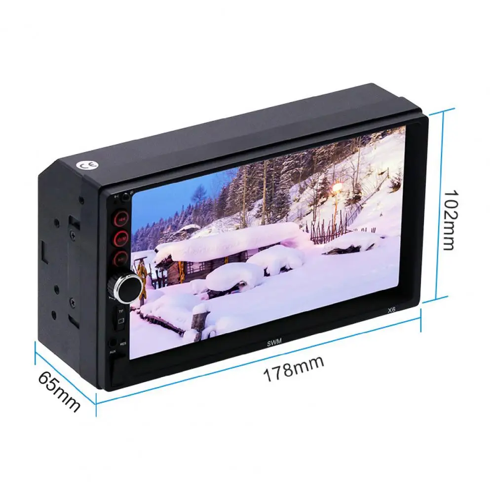 

50% Dropshipping!!X6 7inch HD Large Screen Car MP5 Player Bluetooth Hands-free FM Radio Modified Display for Vehicles