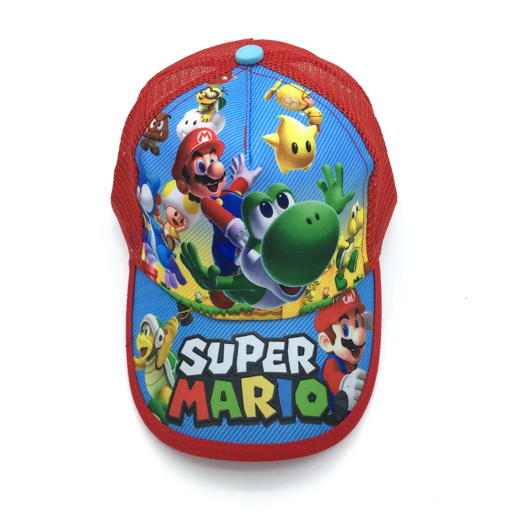 Милый водопроводчик Марио Детская Повседневная летняя шляпа от солнца