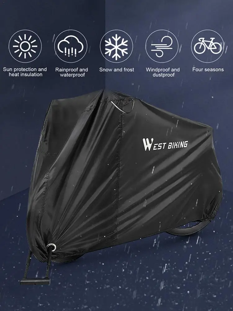 

200X110X70CM Motorcycle Bike cover universal Outdoor UV Protector Scooter All Season waterproof Bike Rain Dustproof cover 190T