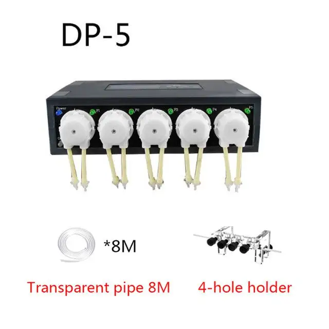 JEBAO DP2 DP3 DP4 DOSER2.4 DOSER3.4 коралловый цилиндр Автоматическая титровка насос перистальтический насос автоматическое дозирование насоса синхронизации - Цвет: DP5 and Accessories
