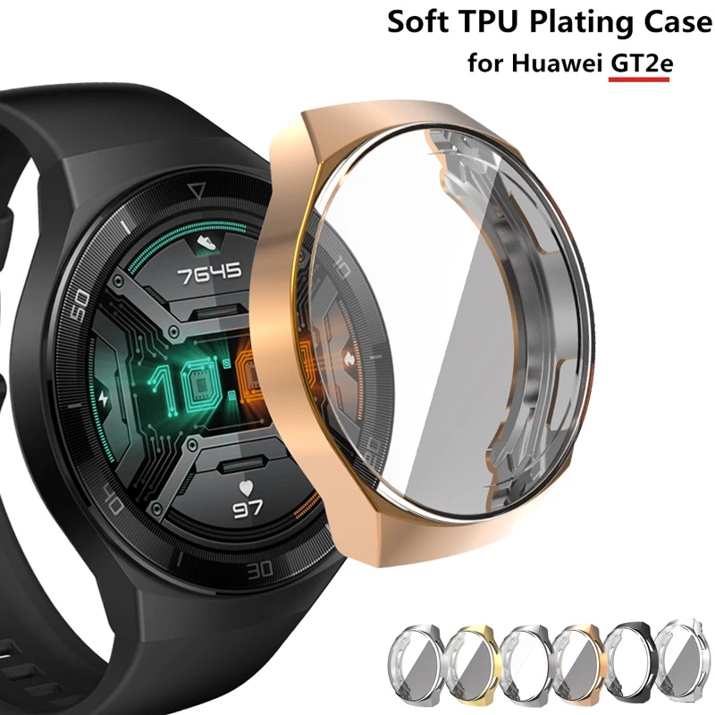 

Чехол для Huawei Watch GT 2e GT2E, Прозрачный бампер из ТПУ, защитный чехол с полным покрытием экрана для часов GT 2e, чехол для часов