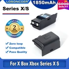 LOSONCOER 1850 мА-ч для Microsoft Xbox серии X S Управление; Перезаряжаемые Батарея пакета запасных Управление геймпад Беспроводной Зарядное устройство воспроизведения