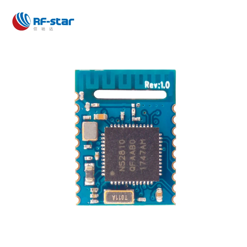 Small Size Stamp Half Hole nRF52810 BLE Module for iBeacon Eddystone RF-BM-ND08C | Электронные компоненты и