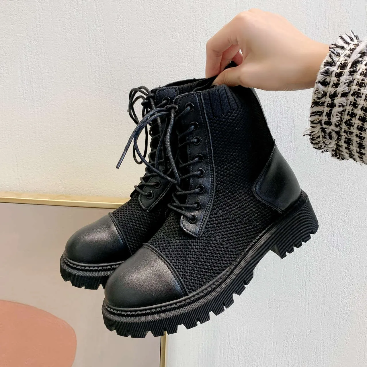 2021 Sexy Breathable Nightclub Party Shoes Women Short Autumn And Winter Ladies Shoes Boots Leather Boots Women