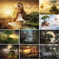 5d diy diamond painting fantasy movie scene embroidery full round square drill cross stitch kits mosaic pictures home decoration
