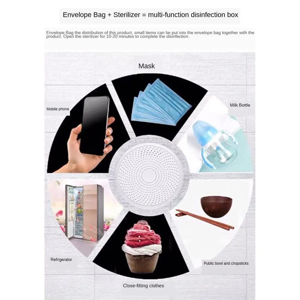 Домашняя стерилизация мини портативный холодильник дезодорирующий аппарат Озон