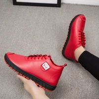 2020 New Women Boots Fashion Waterproof Boots For Winter Women Flats Shoes Ankle Botas Mujer Warm Winter Boots Female Footwear