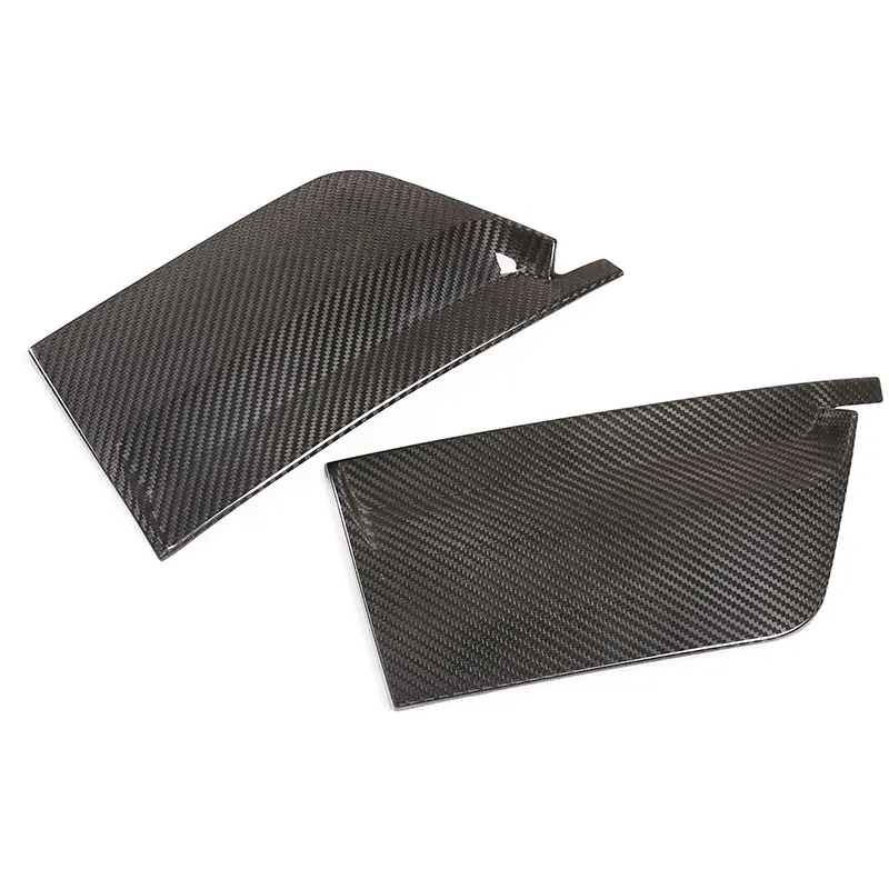 Настоящее углеродное волокно b-столб украшение для стекла автомобиля крышка