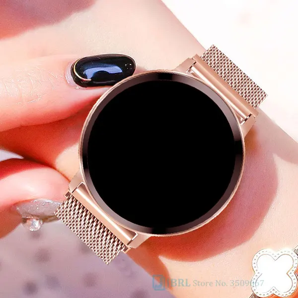 Популярные новые цифровые часы Для женщин спортивные электронные светодиодный