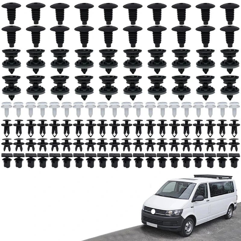 

120pcs/set Door Panel Retainer Clip Trim Compatible with Tiguan Sagitar Magotan