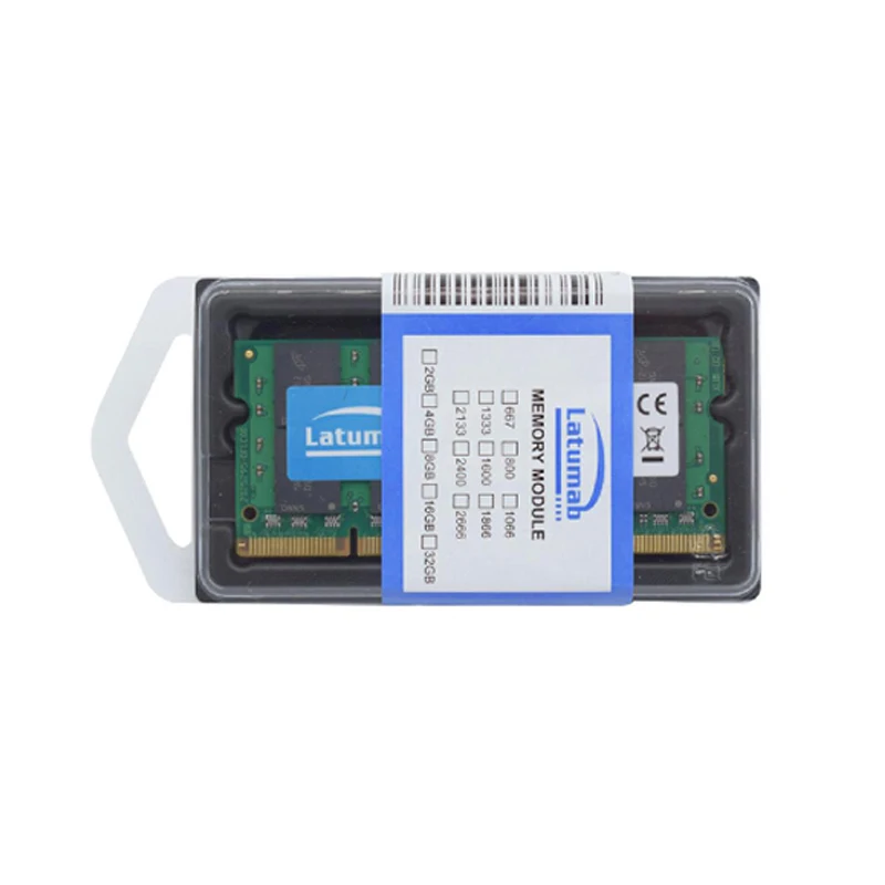 Оперативная память Latumab DDR2 модуль ОЗУ для ноутбука 4 ГБ 8 800 МГц PC2-6400 SODIMM 1 в 200