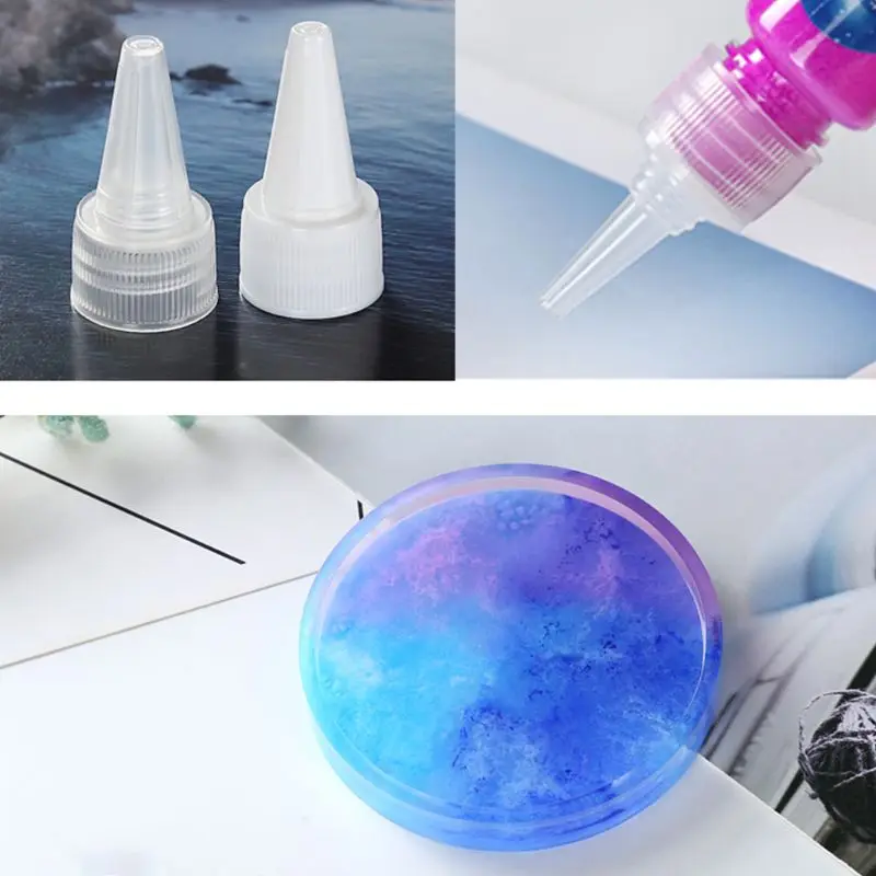 10 мл Снежная мука окрашивание Точная передача Диффузия DIY Кристалл эпоксидная