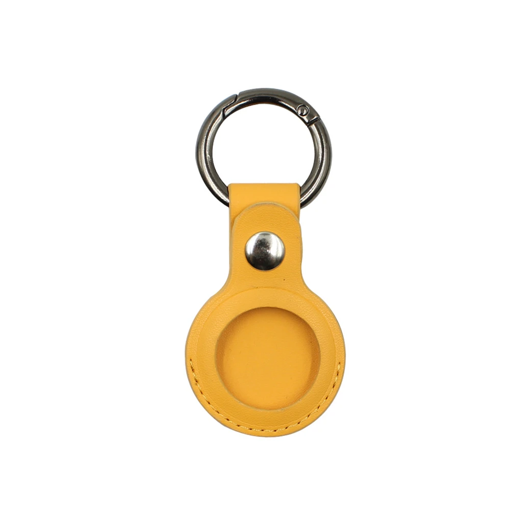 

Protective Cover PU Leather Case Location Tracker Protector for Air Tags Tracker