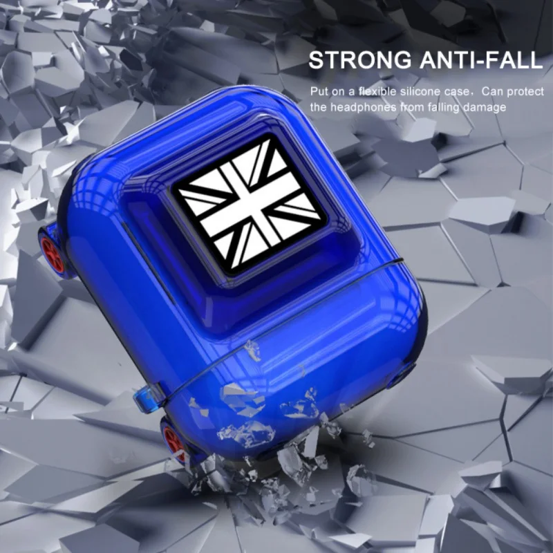 Защитный чехол для AirPods 1/2 женский портативный защитный из тпу наушников |