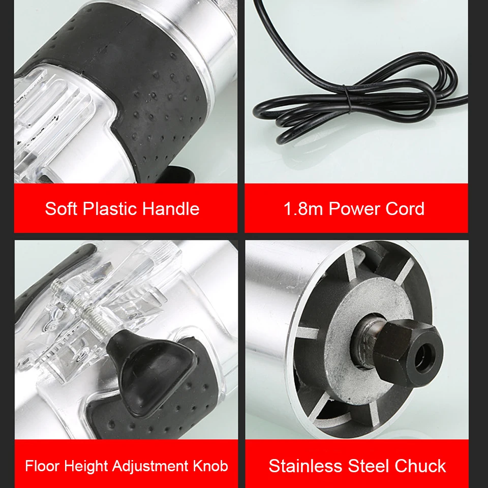 Деревообрабатывающий электрический триммер Гравировальный долбежный обрезной