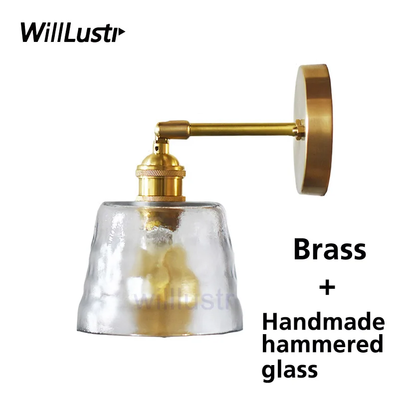 Настенное бра из матового стекла скандинавский светильник ручной работы с