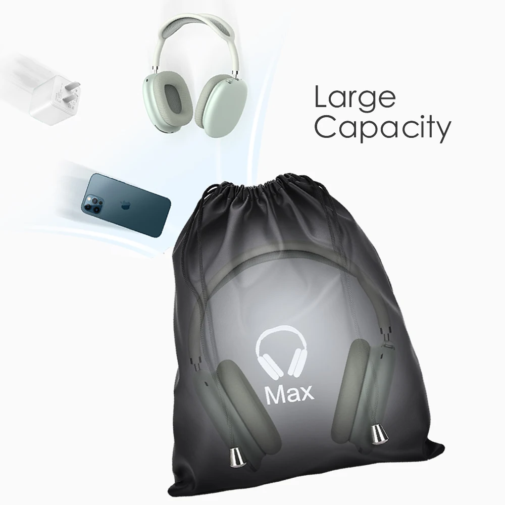 Из искусственной кожи водонепроницаемая сумка для хранения Airpods Max моющаяся