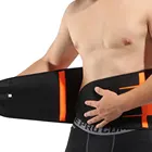 Ремень спортивный с регулируемой талией для мужчин и женщин, эластичный пояс для фитнеса с крючками и петлями