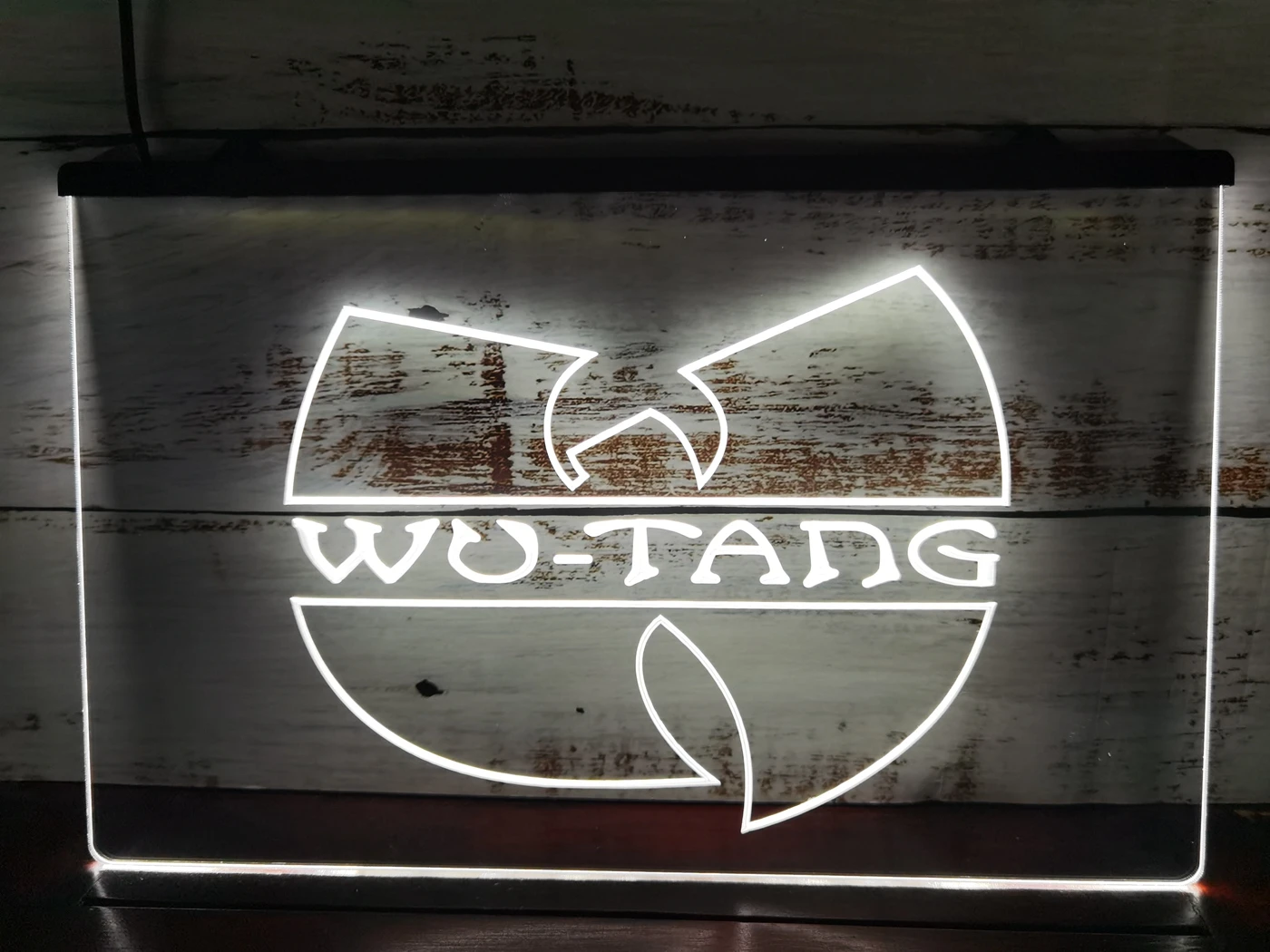 C110 Wu Tang Группа Логотип Пивной бар светодиодная неоновая световая вывеска | Дом и