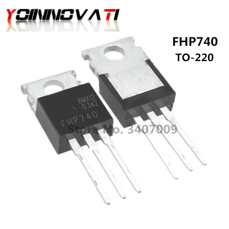 10 шт FHP740 TO 220 10A 400V MOS трубка с полевым эффектом новый и оригинальный|Соединители| |