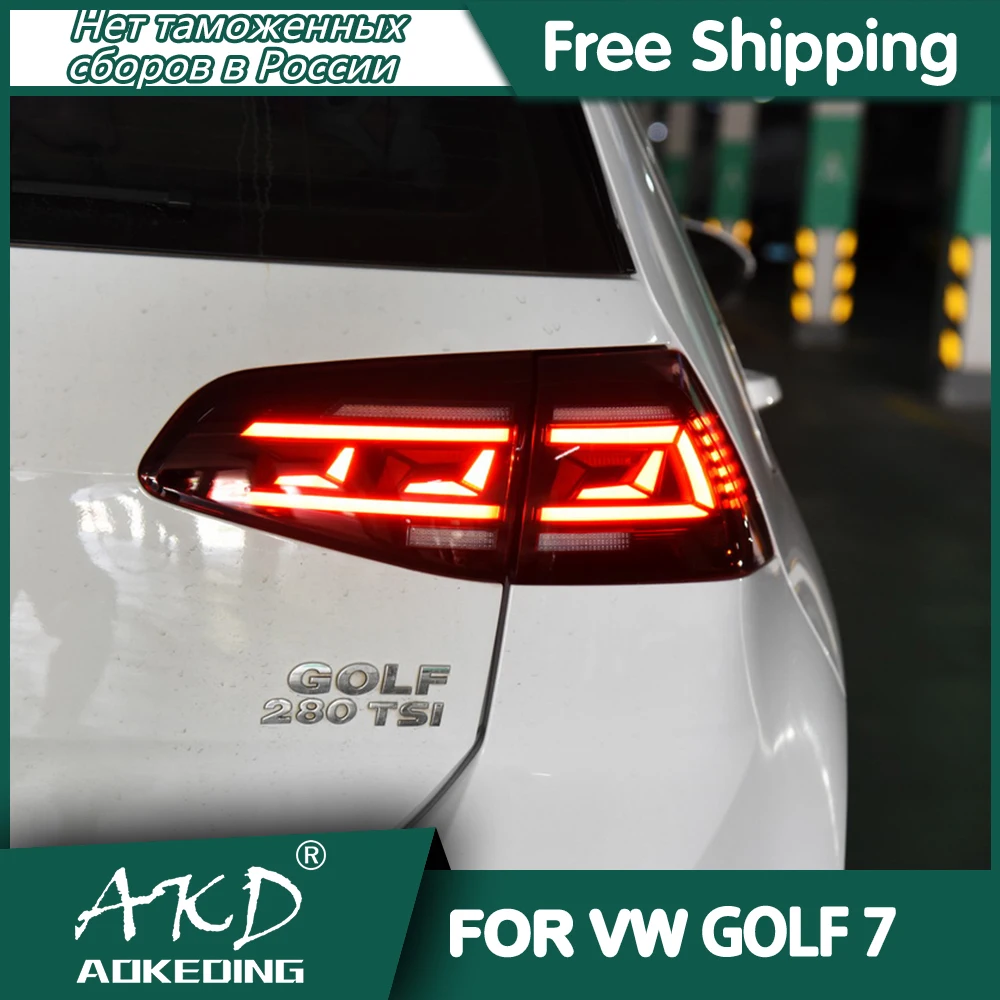AKD автомобильный Стайлинг для нового VW Golf 7 задний фонарь s 2013-2017 Golf7 MK7