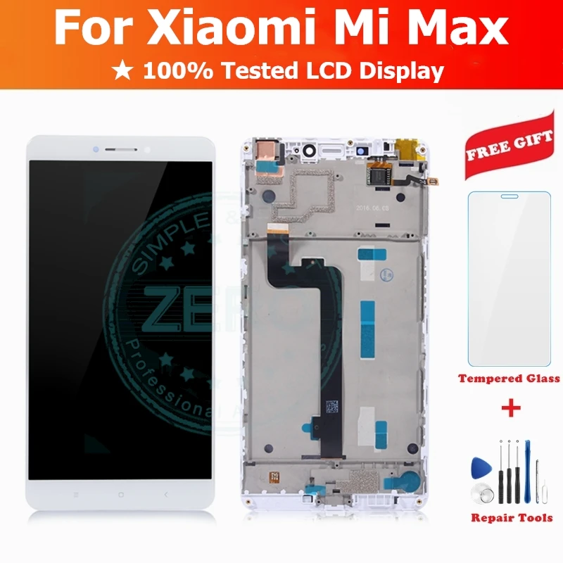 Для Xiaomi Mi Max ЖК дисплей + рамка панель сенсорного экрана в комплекте дигитайзер