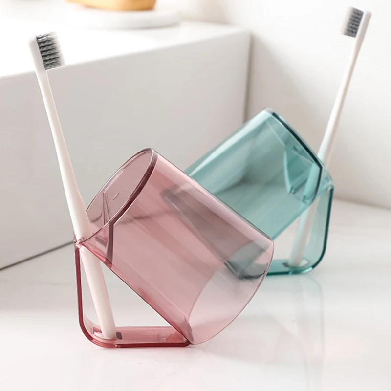 

Toothbrush Cup Bathroom Cup Bathroom Tumblers Can Be Inverted Mouthwash Mug Home Travel Toothbrush Holder Bathroom Tumblers