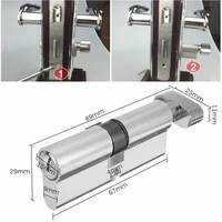 new x70 aluminum lock core interior door lock accessories cylinder hardware indoor aluminum home security door lock with 3 keys