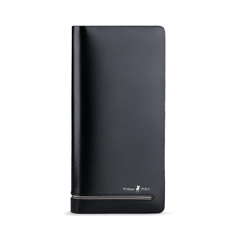 Сумка для карт WILLIAMPO Мужская кожаная с несколькими отделениями противоугонная