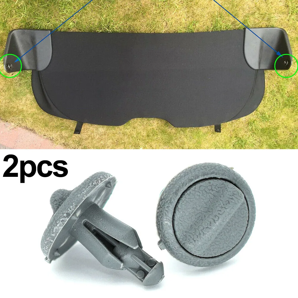 

Pair Rear Parcel Shelf Clips Parts Plastic Rear Replacement Accessory Boot