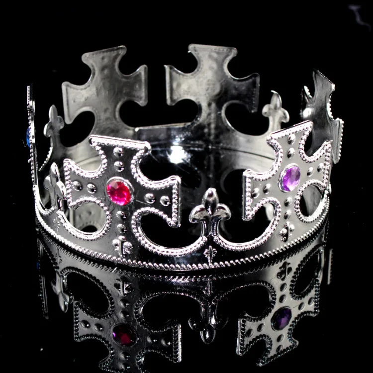 Дети императорская корона День рождения украшение Королевский Король пластик